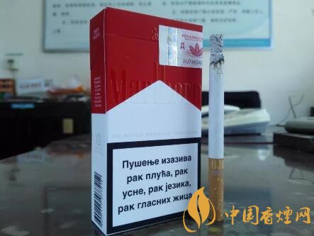 塞尔维亚100S硬红香烟外包装欣赏及口感测评