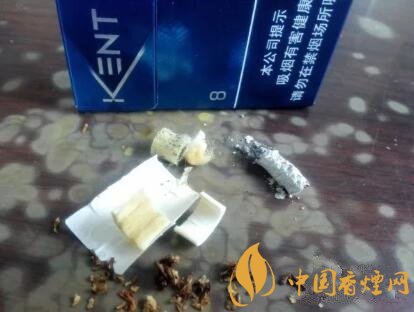 健牌(蓝中免8mg)外包装欣赏及口感测评