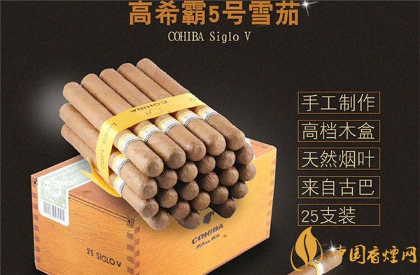 【古巴】高希霸 Cohiba Siglo V世纪5号雪茄口感测评