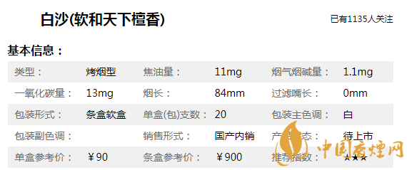 和天下白色包装价格多少钱 白色和天下香烟价格表和图片