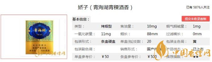 青海湖青稞酒香多少钱一包 青海湖香烟价格及口感介绍